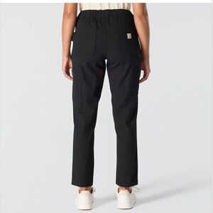 Carhartt women’s force ripstop pant black cargo style straight leg large pockets